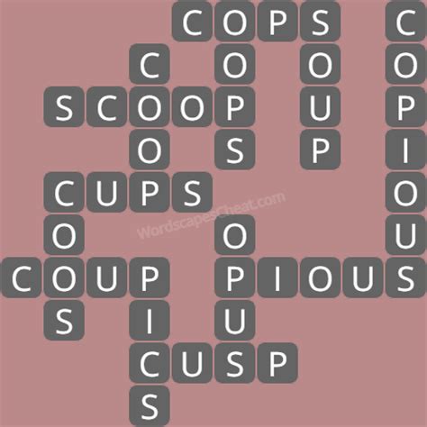Wordscapes Level 1340 .